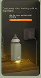 Rechargeable Baby Bottle Warmer 6Heat Level Multifunction Breast Milk Warmer Accurate Temperature Control Baby Bottle Heat