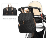 Multifunction Diaper Backpack with Insulated Bottle Pocket | Travel Baby Bag