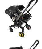 Mommy storage bag for doona Stroller accessories portable diaper bag compatible with stroller black waterproof storage bag