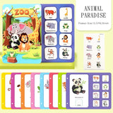 Montessori Busy Book with Stickers – My First Learning Activity Book