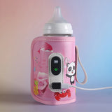 Bottle insulation cover, breast warmer, baby warmer, 5-speed temperature control, digital display of temperature