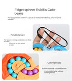 Sensory Fidget Cube Toy – Rotating Finger Skill Activity Toy for Kids