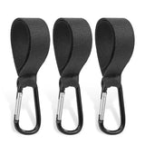 2/3/5pcs Baby Stroller Hook Clip Aluminum Alloy Carabiner Cart Organizer Diaper Bag Pram Hook Hanger Stroller Accessories