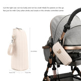 Baby Bottle Warmer Bag Portable Infant Feeding Bottle Aluminum Foil Insulation Outing Stroller Hanging Bag for Storage Cups