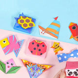 Baby Craft Toys Cartoon Animal Origami Paper Cutting Book Kids Paper Cut Puzzle Early Learning Educational Toys Gifts
