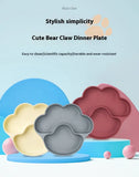 Silicone Baby Feeding Set with Suction Bowl & Plate | BPA-Free Toddler Tableware