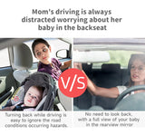 Baby Car Seat Mirror Toys Kids Monitor Adjustable Education Sensory Toys Fun Travel Infant Tummy Time Toys Babies Carseat Toys