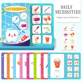 Montessori Busy Book with Stickers – My First Learning Activity Book