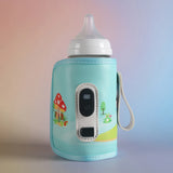 Bottle insulation cover, breast warmer, baby warmer, 5-speed temperature control, digital display of temperature