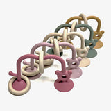 Baby puzzle winding beads toys silicone grinding visual toys for children can gnaw early education winding beads sucker toys