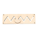 Montessori Wooden Busy Board Toy with Gears & Switches