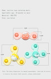 3Pcs/Set Baby Bath Toys Funny Bathing Sucker Spinner Suction Cup Cartoon Rattles Fidget Educational Toys Suction Cup Spinning