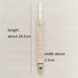 Baby Lace Fabric Pacifier Chain Pacifier Clip Fashionable Fabric and Plastic Pacifier Holder Tether Toy