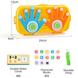 Montessori Math Learning Toy – Finger Counting & Number Recognition Game for Preschool & Early Learning