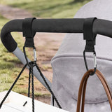 Baby Stroller Accessories Shopping Cart Hooks Multifunctional Baby Stroller Hook Outdoor Clothes Rack Metal Convenient Hook