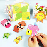 Baby Craft Toys Cartoon Animal Origami Paper Cutting Book Kids Paper Cut Puzzle Early Learning Educational Toys Gifts