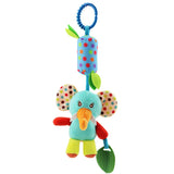 Baby Hanging Toys for 0 3 6 12 Months Rainbow Activity Plush Animal Stroller Toy for Baby Car Seat Crib Travel Sensory Baby Toy