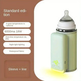 Rechargeable Baby Bottle Warmer 6Heat Level Multifunction Breast Milk Warmer Accurate Temperature Control Baby Bottle Heat
