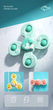 3Pcs/Set Baby Bath Toys Funny Bathing Sucker Spinner Suction Cup Cartoon Rattles Fidget Educational Toys Suction Cup Spinning