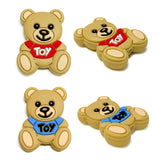 1set Toy Bear Silicone Pacifier Clip Pacifier Chain Holder Soother Nursing Clips BPA Free Pacifier Chain Accessories