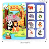 Montessori Busy Book with Stickers – My First Learning Activity Book