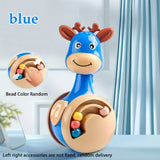 Montessori Baby Tumbler Toy | Roly-Poly Sensory Rattle for Infants