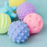 6Pcs Textured Multi Ball Set Develop Tactile Senses Toy Baby Touch Hand Ball Toys Training Ball Massage Soft Balls Kids Gifts