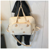 Large Mommy Bag Baby Organizer Maternity Pack Diaper Handbag Embroidered Women Shoulder Crossbody Bag Hospital Travel Mother Kid