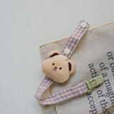 1PCS Cute Bear Baby Pacifier Clip Chain Dummy Holder Soother Pacifier Clips Strap Nipple Holder Infant Feeding Babies Accessorie