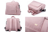 Soboba Solid Diaper Bag Fashion Waterproof Multi-functional Diaper Backpack Nursing Changing Bag for Baby Large Stylish Bag