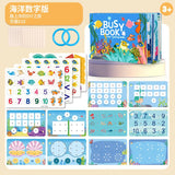 Montessori Busy Book for Toddlers – Reusable Matching Activity Toy