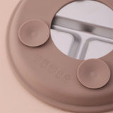 Color Kids 1PCS Stainless Steel Plate Detachable Suction Dishes Baby Feeding Sucker Bowl Food Grade Silicone Food Tray Tableware