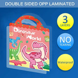 Reusable Jelly Sticker Book for Toddlers | Waterproof Travel Activity Toy