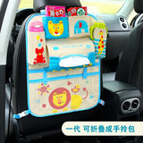 Creative Baby Cartoon Car Seat Back Organizer Kids Toys Travel Protector Cover Automobile Interior Accessories Hang Storage Bag
