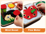 Montessori Busy Book for Toddlers – Preschool Learning Activity Toy