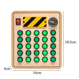 Kids Lights Busy Board Montessori Sensory Toys Switch LED Light Games Activity Board Thinking Education Baby Travel Toys 2-6year