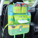 Creative Baby Cartoon Car Seat Back Organizer Kids Toys Travel Protector Cover Automobile Interior Accessories Hang Storage Bag