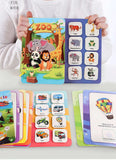 Montessori Busy Book with Stickers – My First Learning Activity Book