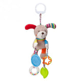 Baby Hanging Toys for 0 3 6 12 Months Rainbow Activity Plush Animal Stroller Toy for Baby Car Seat Crib Travel Sensory Baby Toy