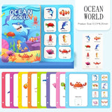 Montessori Busy Book with Stickers – My First Learning Activity Book