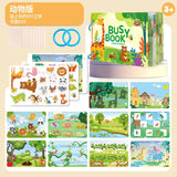 Montessori Busy Book for Toddlers – Reusable Matching Activity Toy