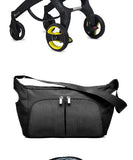 Mommy storage bag for doona Stroller accessories portable diaper bag compatible with stroller black waterproof storage bag