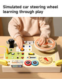 Kids Lights Busy Board Montessori Sensory Toys Switch LED Light Games Activity Board Thinking Education Baby Travel Toys 2-6year