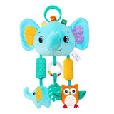 Baby Hanging Toys for 0 3 6 12 Months Rainbow Activity Plush Animal Stroller Toy for Baby Car Seat Crib Travel Sensory Baby Toy