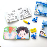 Baby Bath Books Swimming Bathroom Toys Water Painting Coloring Magic Picture Books Early Educational Toys For Kids Quiet Books