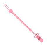 Silicone Chain Fastened Strap for Baby Pacifier Teething Clip Newborn Teether Chain Nipple Holder Nursing Accessories