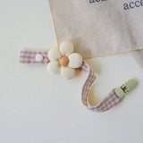 1PCS Cute Bear Baby Pacifier Clip Chain Dummy Holder Soother Pacifier Clips Strap Nipple Holder Infant Feeding Babies Accessorie