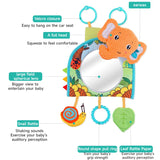 Baby Car Seat Mirror Toys Kids Monitor Adjustable Education Sensory Toys Fun Travel Infant Tummy Time Toys Babies Carseat Toys