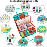 Montessori Busy Board for Toddlers – Sensory Learning Toy for Fine Motor Skills, Focus & Independent Play