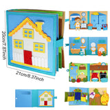 Montessori Busy Book for Toddlers – Preschool Learning Activity Toy